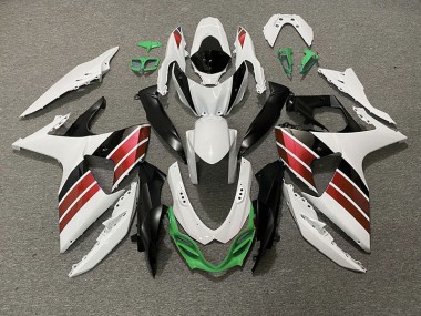 Glänzend Weiß Rot Schwarz & Grün 2009-2016 GSXR 1000 Motorrad Verkleidungen