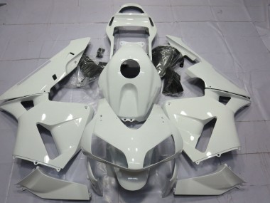 Glänzend Weiß Schlicht 2003-2004 CBR600RR Motorrad Verkleidungen