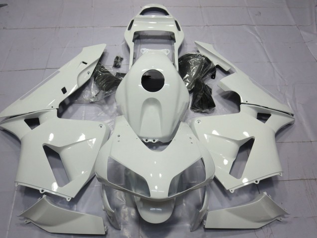 Glänzend Weiß Schlicht 2003-2004 CBR600RR Motorrad Verkleidungen
