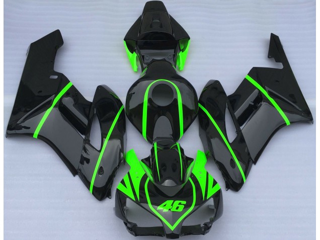 Glänzend Schwarz & High Viz Grün 2004-2005 CBR1000RR Motorrad Verkleidungen