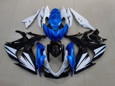 Glänzend Weiß & Schwarz Mit Rot Mattblau 2009-2016 GSXR 1000 Motorrad Verkleidungen