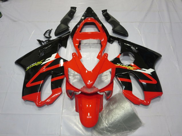 Glänzend Schwarz & Rot 2001-2003 CBR600 F4i Motorrad Verkleidungen