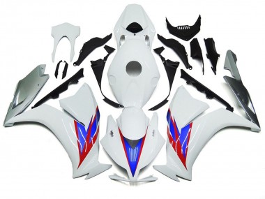 Glänzend Weiß & Silber 2012-2016 CBR1000RR Motorrad Verkleidungen