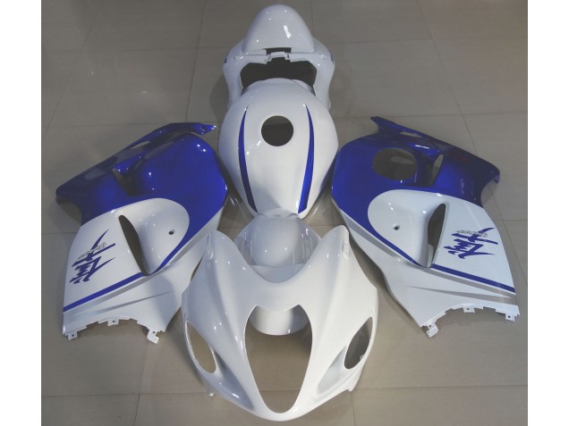 Glänzend Weiß & Tiefblau 1997-2007 GSXR 1300 Motorrad Verkleidungen