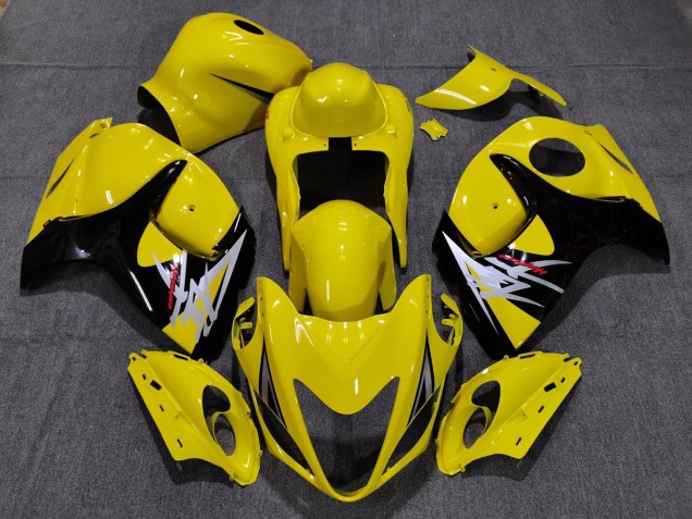 Glänzendes Gelb Mit Schwarzem Stil 2008-2020 GSXR 1300 Motorrad Verkleidungen