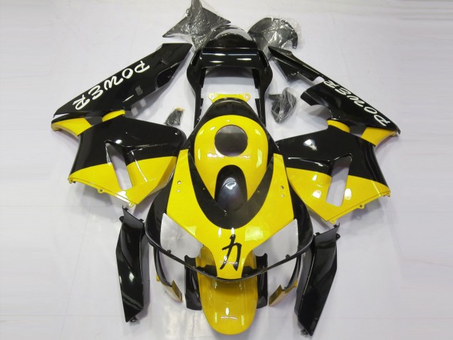 Glänzendes Gelb Power 2003-2004 CBR600RR Motorrad Verkleidungen