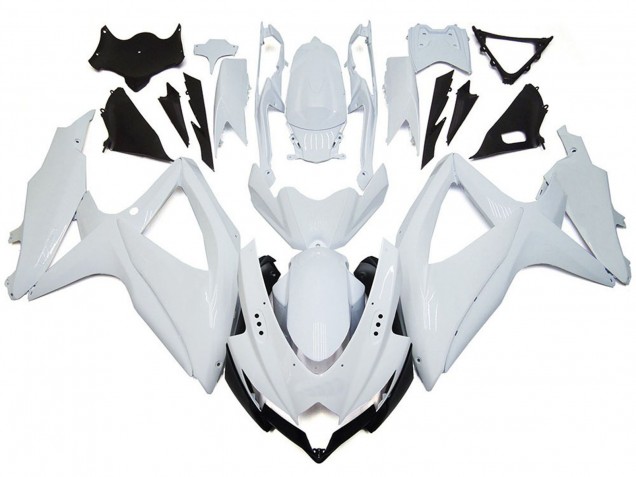 Glänzendes Glänzend Weiß 2008-2010 GSXR 600-750 Motorrad Verkleidungen