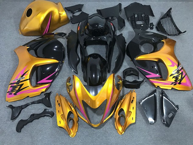 Glänzendes Gold Mit Schwarz 2008-2020 GSXR 1300 Motorrad Verkleidungen