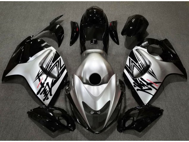 Glänzendes Schwarz & Silberdesign 2008-2020 GSXR 1300 Motorrad Verkleidungen