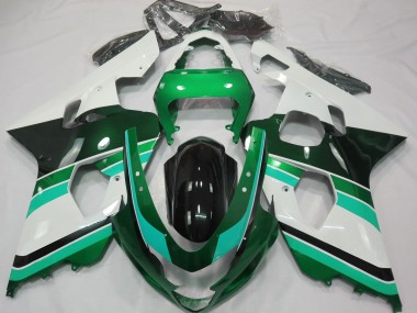 Glanzgrün & Grün 2004-2005 GSXR 600-750 Motorrad Verkleidungen