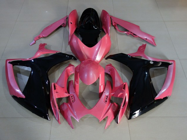 Glanzrosa 2006-2007 GSXR 600-750 Motorrad Verkleidungen