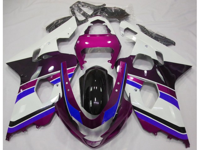 Glanzrosa & Blau 2004-2005 GSXR 600-750 Motorrad Verkleidungen