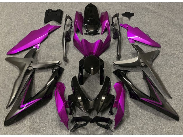 Glanzrosa & Grün R 2008-2010 GSXR 600-750 Motorrad Verkleidungen