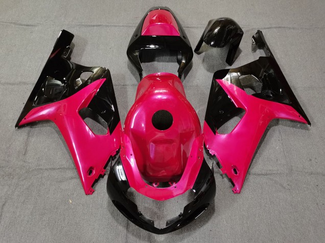 Glanzrosa & Schwarz 2001-2003 GSXR 600-750 Motorrad Verkleidungen