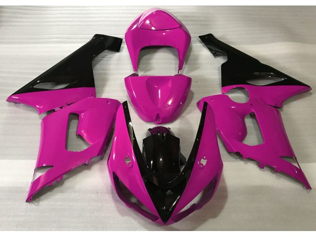 Glanzrosa & Schwarz 2005-2006 ZX6R Motorrad Verkleidungen