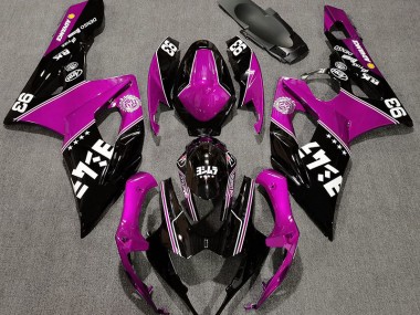 Glanzrosa & Schwarz Benutzerdefiniert 2005-2006 GSXR 1000 Motorrad Verkleidungen
