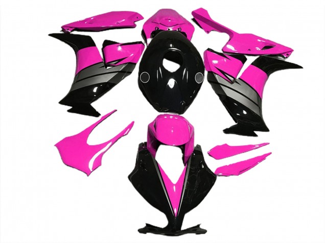 Glanzrosa Schwarz & Grau 2012-2016 CBR1000RR Motorrad Verkleidungen