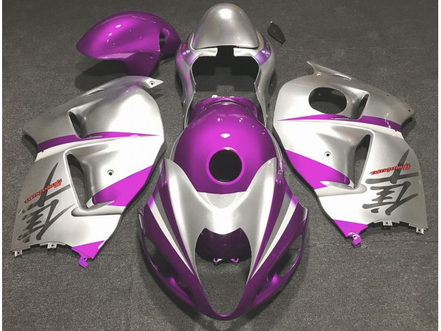 Glanzrosa & Silber 1997-2007 GSXR 1300 Motorrad Verkleidungen