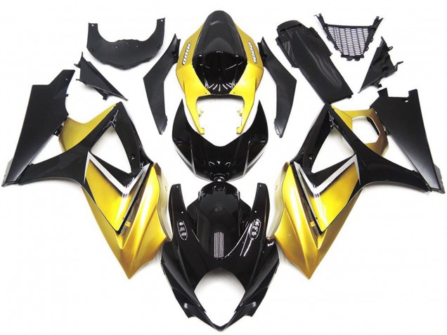 Goldgelb Benutzerdefiniert OEM-Stil 2007-2008 GSXR 1000 Motorrad Verkleidungen