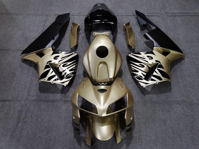 Goldschwarz 2005-2006 CBR600RR Motorrad Verkleidungen