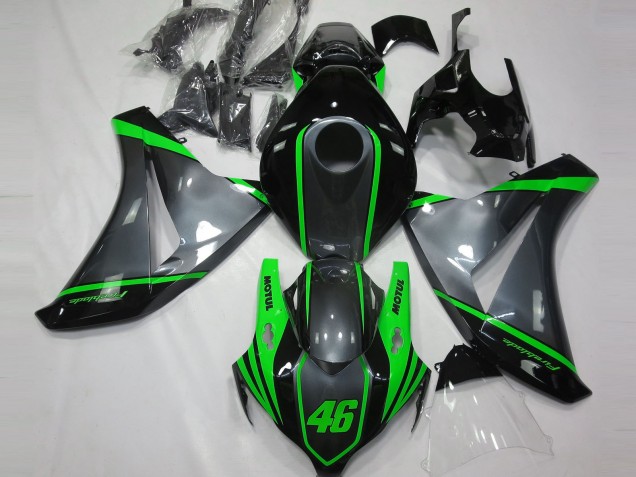 Grau Motul & Grün 2008-2011 CBR1000RR Motorrad Verkleidungen