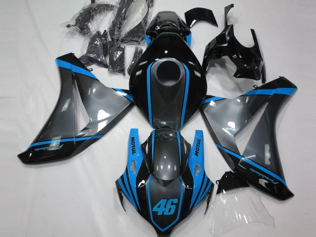 Grau Motul & Hellblau 2008-2011 CBR1000RR Motorrad Verkleidungen