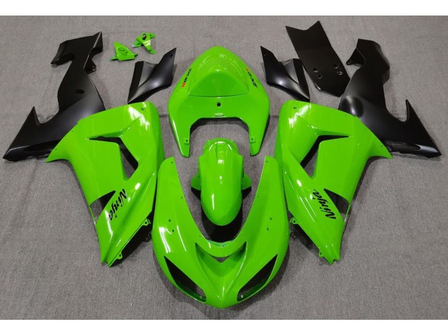 Grün 2006-2007 ZX10R Motorrad Verkleidungen