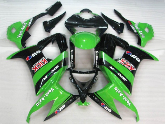 Grün Elf 2008-2010 ZX10R Motorrad Verkleidungen