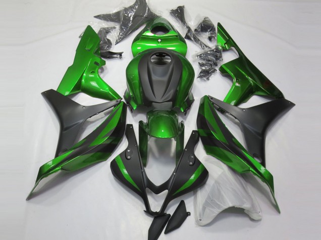 Grün & Matt Schwarz 2007-2008 CBR600RR Motorrad Verkleidungen