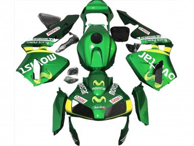 Grün Movistar 2003-2004 CBR600RR Motorrad Verkleidungen