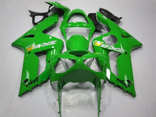 Grün OEM-Stil 2003-2004 ZX6R Motorrad Verkleidungen