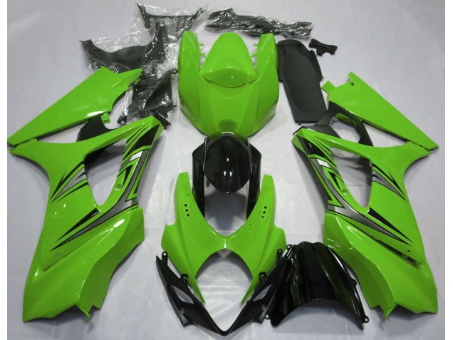Grün OEM-Stil 2007-2008 GSXR 1000 Motorrad Verkleidungen