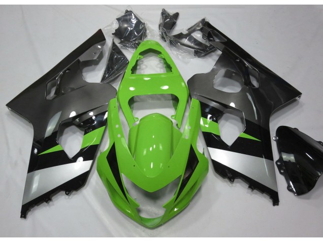 Grün & Silber 2004-2005 GSXR 600-750 Motorrad Verkleidungen
