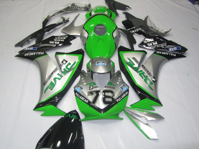 Grün-Silber 2012-2016 CBR1000RR Motorrad Verkleidungen