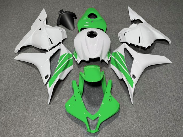 Grüner & Weißer Seitenstreifen 2009-2012 CBR600RR Motorrad Verkleidungen