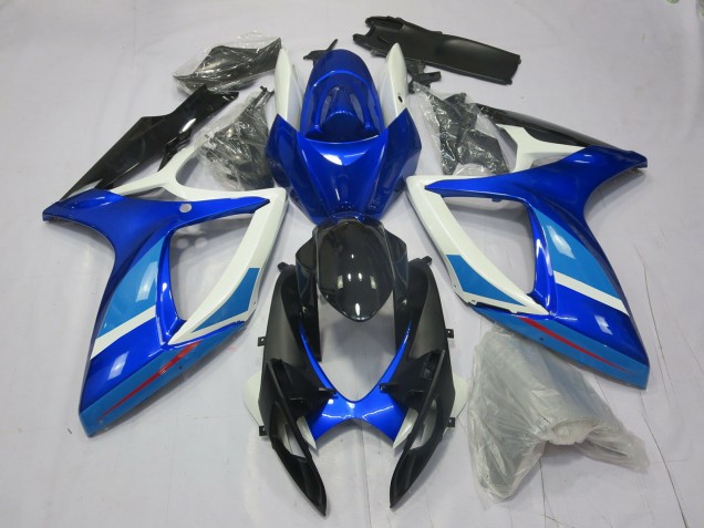 Hell- & Tiefes Blau 2006-2007 GSXR 600-750 Motorrad Verkleidungen Hell- & Tiefes Blau 2006-2007 GSXR 600-750 Motorrad Verkleidungen