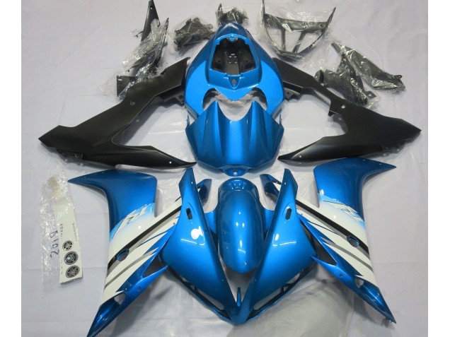 Hellblau & Weiß 2004-2006 R1 Motorrad Verkleidungen