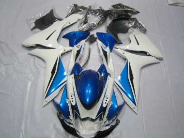 Hellblau & Weiß 2011-2024 GSXR 600-750 Motorrad Verkleidungen