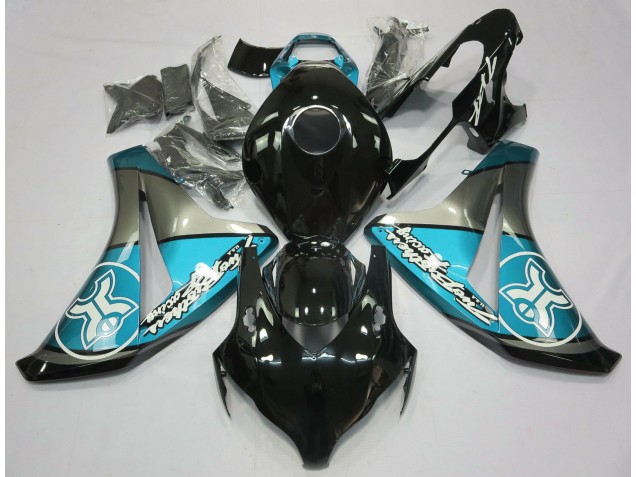 Hellblau Auf Schwarz Kundenspezifisch 2008-2011 CBR1000RR Motorrad Verkleidungen
