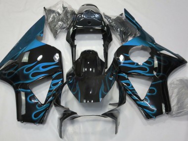 Hellblau Flamme 2002-2003 CBR954RR Motorrad Verkleidungen