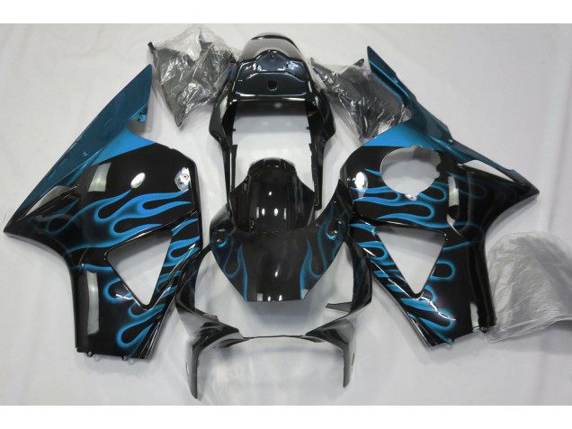 Hellblau Flamme 2002-2003 CBR954RR Motorrad Verkleidungen