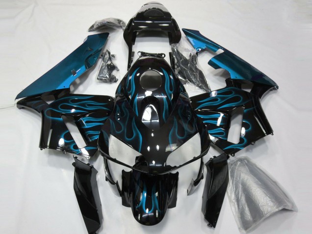 Hellblau Flamme 2003-2004 CBR600RR Motorrad Verkleidungen
