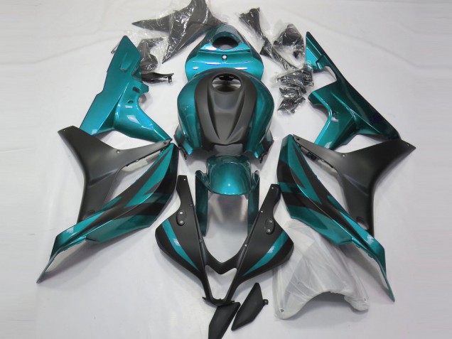 Hellblau & Matt Schwarz 2007-2008 CBR600RR Motorrad Verkleidungen