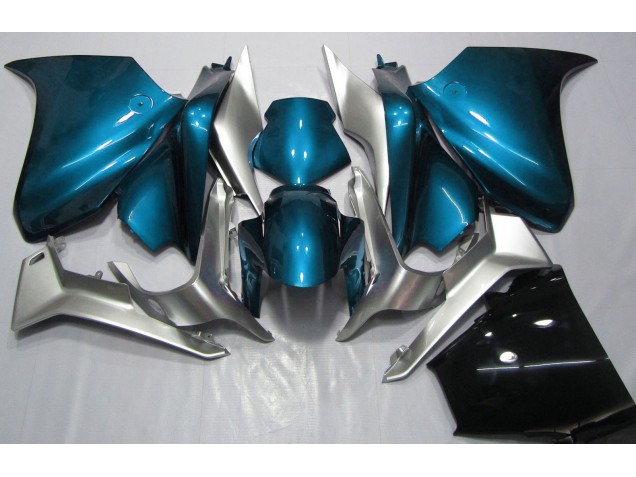 Hellblau & Silber 2010-2013 VFR1200 Motorrad Verkleidungen