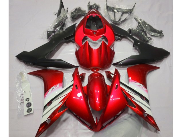 Helles Rot & Weiß 2004-2006 R1 Motorrad Verkleidungen