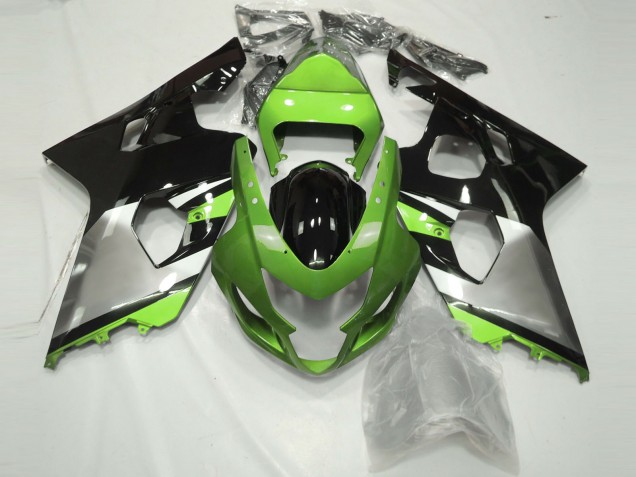 Hellgrün Silber & Schwarz 2004-2005 GSXR 600-750 Motorrad Verkleidungen