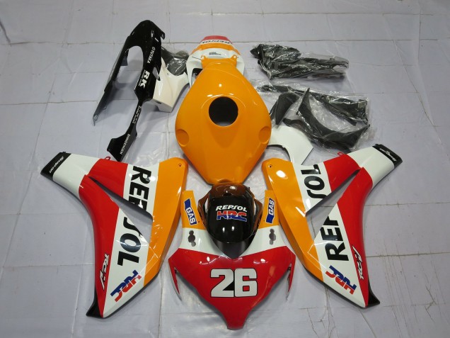 Hellorange Repsol 2008-2011 CBR1000RR Motorrad Verkleidungen