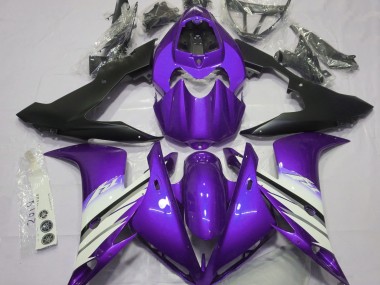 Hellviolett & Weiß 2004-2006 R1 Motorrad Verkleidungen