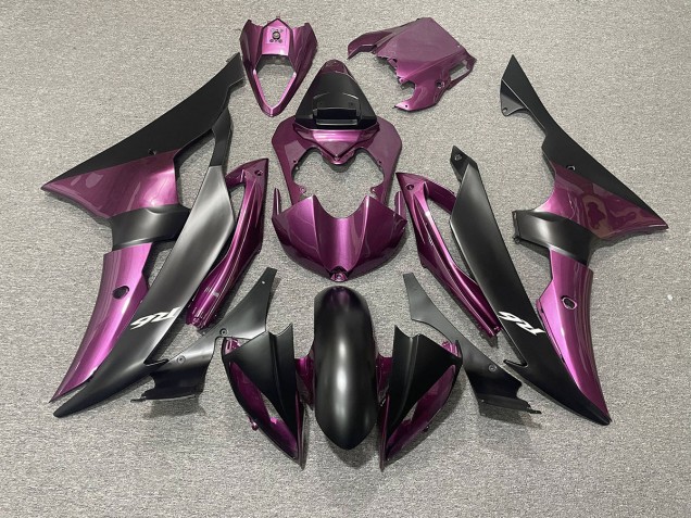 Hellviolett & Matt Schwarz 2008-2016 R6 Motorrad Verkleidungen