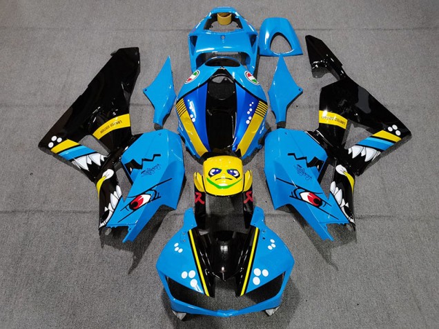 Himmelblau Custom 2013-2023 CBR600RR Motorrad Verkleidungen Himmelblau Custom 2013-2023 CBR600RR Motorrad Verkleidungen